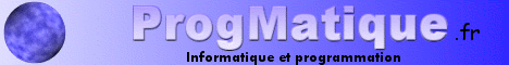 ProgMatique - Programmation et 
                        Informatique