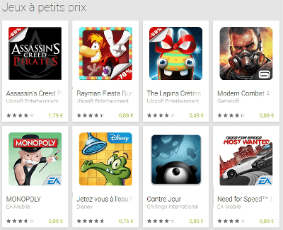 Google Play Soldes de printemps