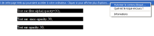 Transparence CSS sous IE7