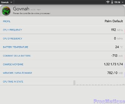 Optimisation du TouchPad - Govnah
